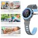 Дитячий смарт годинник-телефон Smart Watch  K55 4G з SIM-карткою, GPS,  кнопкою SOS, прослуховуванням, відеодзвінком Синій 90723 фото 6