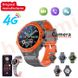 Дитячий смарт годинник-телефон Smart Watch  K55 4G з SIM-карткою, GPS,  кнопкою SOS, прослуховуванням, відеодзвінком Синій 90723 фото 10