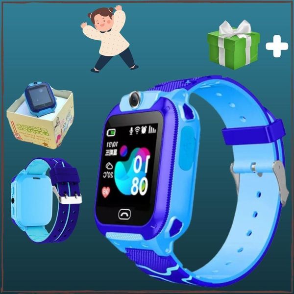 Дитячий розумний годинник Smart Baby Watch з SIM картою, кнопкою SOS, камерою і GPS Синій 1529262140 фото