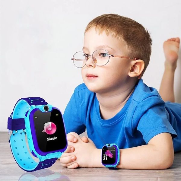 Дитячий розумний годинник Smart Baby Watch з SIM картою, кнопкою SOS, камерою і GPS Синій 1529262140 фото