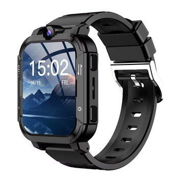 Детские умные смарт часы Y76 на Android с GPS-навигацией, SIM-картой, Wi-Fi, видеозвонком, HD-камерой, прослушиванием, SOS, 16 ГБ памяти и поддержкой 4G Черный 435787 фото