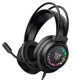Ігрові навушники Onikuma M-95 Gaming Headset з мікрофоном та RGB підсвіткою для ПК, PS4, PS5, Xbox, провідні геймерські наушники 78537 фото