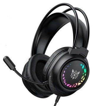 Игровые наушники Onikuma M-95 Gaming Headset с микрофоном и RGB подсветкой для ПК, PS4, PS5, Xbox, проводные геймерские наушники 78537 фото