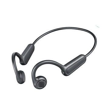 Кісткові навушники Langsdom BE-13 Pro Спортивні Bluetooth 5.4 навушники з кістковою провідністю Чорний 37857 фото