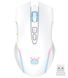 Игровая беспроводная мышка Onikuma C-105 Pro с RGB подсветкой, 2.4GHz, 600-3600 DPI, 7 кнопок, бесшумная мышь для ПК и ноутбука, белая 7347827 фото 1