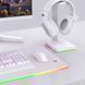 Игровая беспроводная мышка Onikuma C-105 Pro с RGB подсветкой, 2.4GHz, 600-3600 DPI, 7 кнопок, бесшумная мышь для ПК и ноутбука, белая 7347827 фото 8
