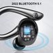 Беспроводные спортивные Bluetooth наушники TWS Q25 Pro водонепроницаемые с сенсорами и микрофоном Черный Q25-Pro фото 8