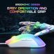 Мышка игровая Onikuma C-22 Pro с RGB подсветкой и 6400 DPI, геймерская проводная для ПК и ноутбука Белый 743878 фото 5