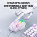 Игровая проводная мышка для ПК Onikuma C93, RGB подсветка, 12800 DPI Геймерская мышь для ноутбука, прозрачный корпус 43789 фото 5