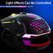 Проводная игровая компьютерная мышь Onikuma C12, RGB-подсветка, 800&ndash;6400 DPI, 7 кнопок, для ПК и ноутбука Черный 478397 фото 4