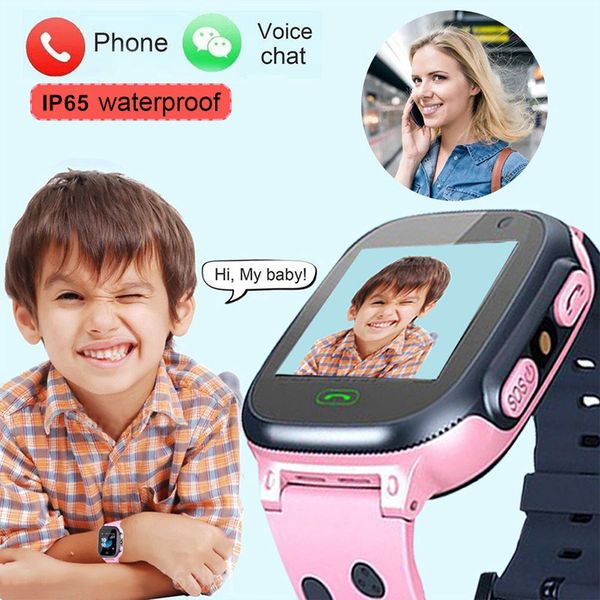 Дитячий смарт годинник Smart Baby Watch S1 Дитячий годинник з камерою та GPS трекером Рожевий w1a5t6c8h фото