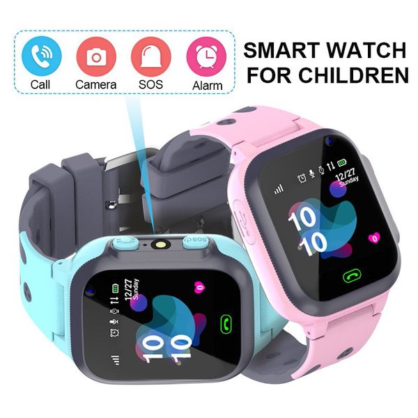 Детские смарт часы Smart Baby Watch S1 Детские умные часы с камерой и GPS трекером Розовый w1a5t6c8h фото