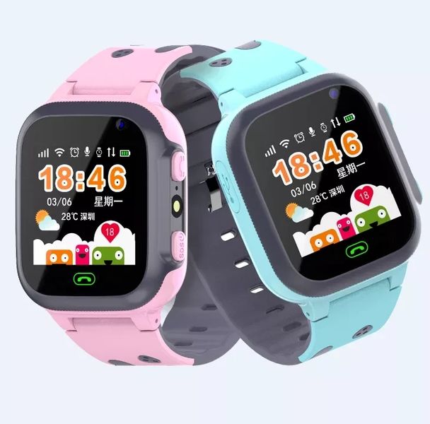 Детские смарт часы Smart Baby Watch S1 Детские умные часы с камерой и GPS трекером Розовый w1a5t6c8h фото