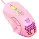 Мышка игровая для ПК и ноутбука Onikuma C15 Pro, 6400 DPI, проводная геймерская мышь с RGB подсветкой, 7 кнопок Розовый 765348 фото 1