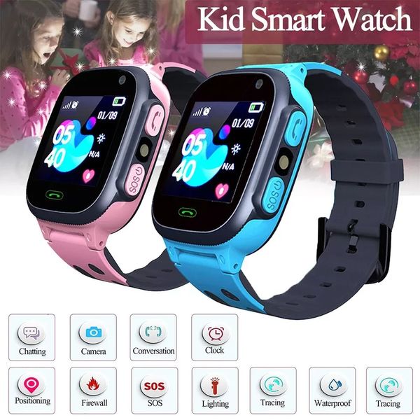 Дитячий смарт годинник Smart Baby Watch S1 Дитячий годинник з камерою та GPS трекером Блакитний 57108828 фото