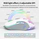 Игровая мышка Onikuma C-12 Pro для ПК и ноутбука, проводная USB геймерская мышь с RGB подсветкой и 800-6400 DPI, эргономичная Белый 457877 фото 5