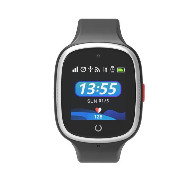 Детские смарт часы Lemfo LT06 с кнопкой SOS, голосовым чатом, поддержкой 4G и GPS Чёрный 49305 фото
