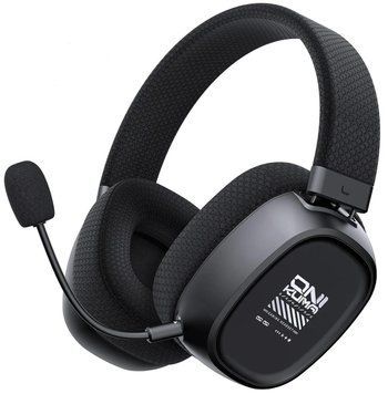 Игровые беспроводные наушники Onikuma с микрофоном и 4 режимами подключения (Bluetooth 5.4 / 2.4GHz / Type-C / AUX) до 45 часов работы, геймерская гарнитура 438577 фото