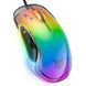 Геймерська дротова мишка Onikuma C24 з RGB підсвіткою, прозорий корпус, 800-7200 DPI, Dual Scroll, ігрова миша для ПК 567787 фото 1