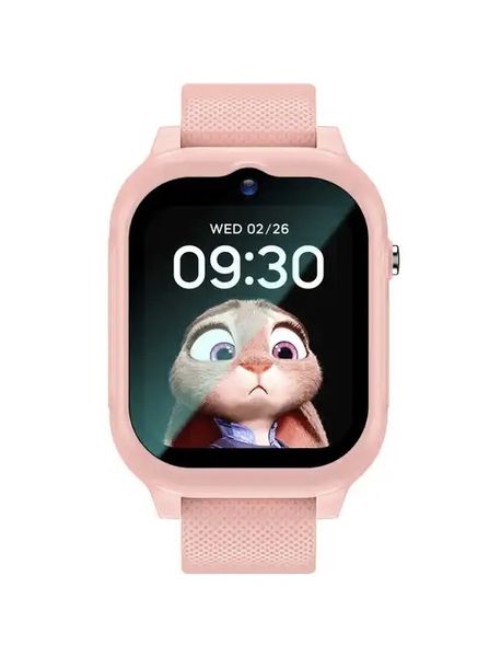 Smart watch детский розовый Lemfo K26 с GPS, видеозвонком, HD камерой и 2 дополнительными корпусами в комплекте 73298 фото