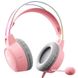 Ігрові дротові навушники Onikuma X15 Pro з висувним мікрофоном, шумопоглинанням та LED підсвіткою Рожевий 793482 фото 3
