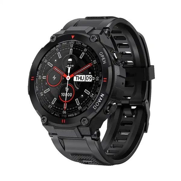 Мужские умные смарт часы Smart Extreme Ultra Black Lemfo K22 73295 фото