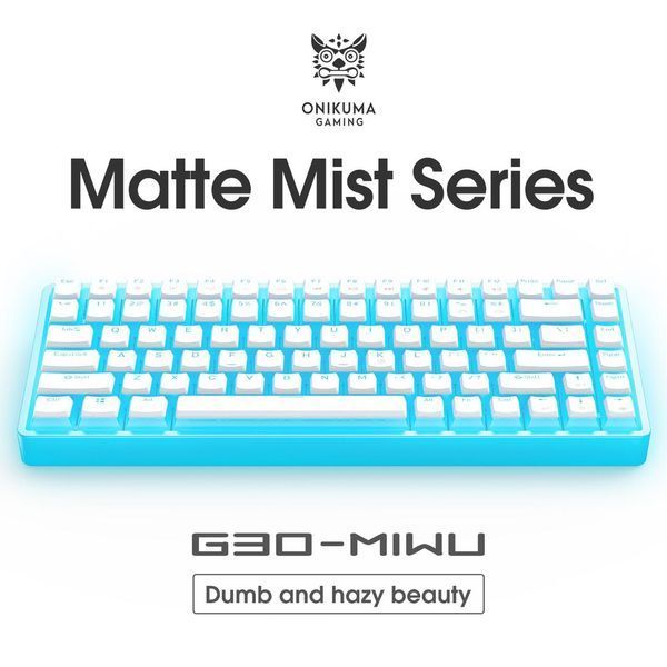 Игровая механическая клавиатура ONIKUMA G-20 Pro, геймерская беспроводная Bluetooth, RGB подсветка, для ПК и ноутбука Белый 47837578 фото