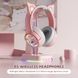 Дитячі ігрові бездротові навушники Onikuma B5 c RGB підсвічуванням та вбудованим мікрофоном Рожевий 08318 фото 11