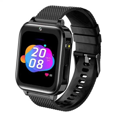 Дитячий smart watch чорний Lemfo T27 з GPS трекером, камерою, голосовим та текстовим чатом. Операційна система Android OS 4G 477839 фото