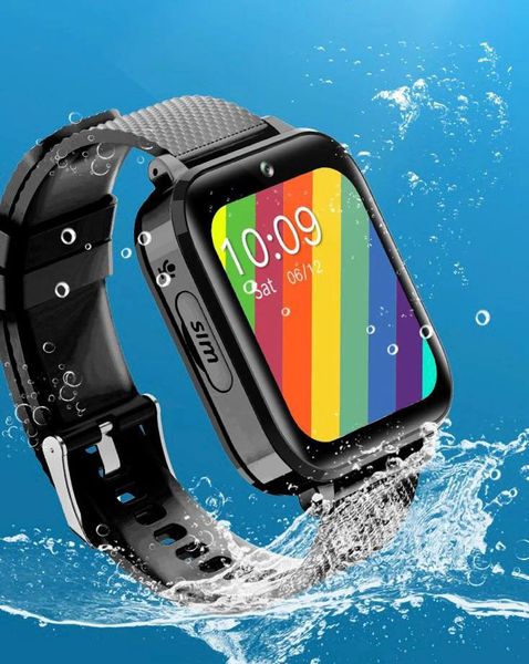 Дитячий smart watch чорний Lemfo T27 з GPS трекером, камерою, голосовим та текстовим чатом. Операційна система Android OS 4G 477839 фото