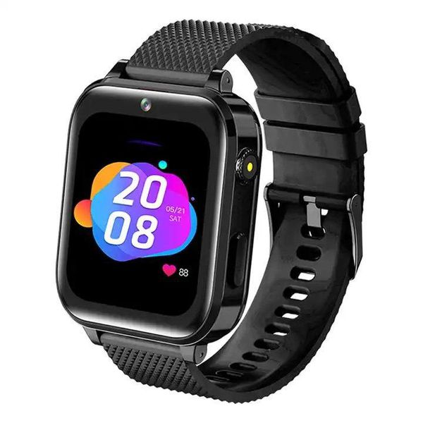 Детские smart watch черный Lemfo T27 с GPS трекером, камерой, голосовым и текстовым чатом. Операционная система Android OS 4G 477839 фото