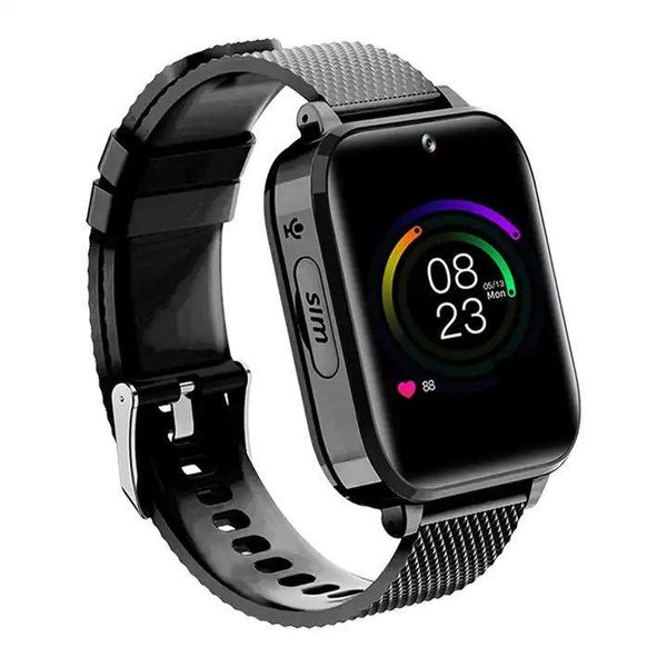 Дитячий smart watch чорний Lemfo T27 з GPS трекером, камерою, голосовим та текстовим чатом. Операційна система Android OS 4G 477839 фото