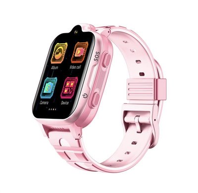 Дитячий водонепроникний наручний смарт годинник K15 з камерою й GPS відстеженням Подарунковий Рожевий з 4G k15-pink фото