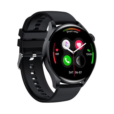 Розумний смарт годинник Smart Watch GT3 Сенсорний годинник з крокоміром, голосовим зв'язком і водонепроникним корпусом GT3-Smart-Watch фото