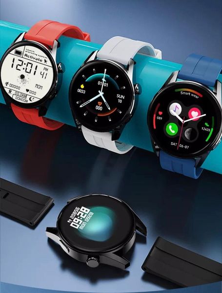 Розумний смарт годинник Smart Watch GT3 Сенсорний годинник з крокоміром, голосовим зв'язком і водонепроникним корпусом GT3-Smart-Watch фото