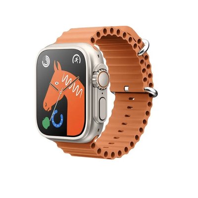 Розумний смарт-годинник Smart Watch GS ULTRA 8 Наручний безрамковий годинник із бездротовою зарядкою 1868337943 фото