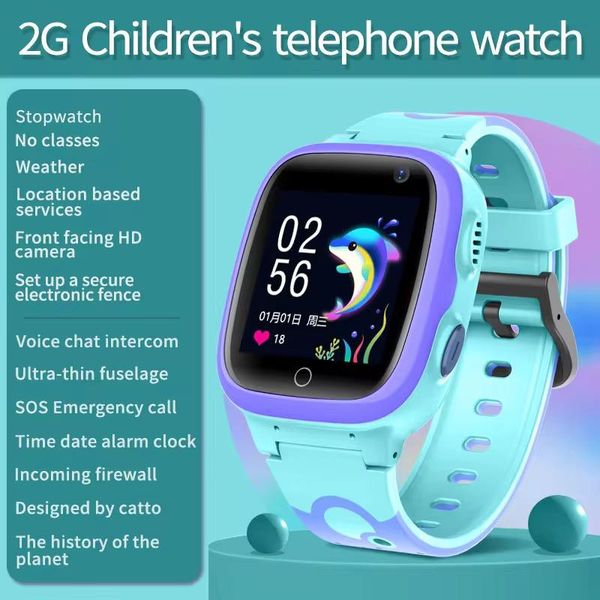 Дитячий смарт-годинник Smart Baby Watch Q12S з SIM-картою і GPS Розумний годинник -телефон 45432 фото