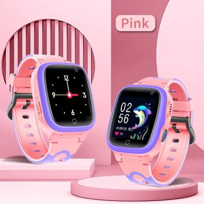 Дитячий смарт-годинник Smart Baby Watch Q12S з SIM-картою і GPS Розумний годинник -телефон Рожевий copy_45432 фото