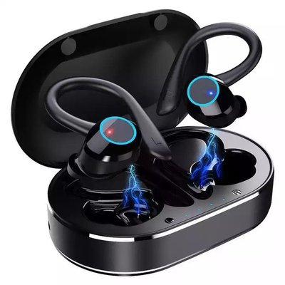 Бездротові спортивні Bluetooth навушники TWS Q23 Pro водонепрониикні з сенсорами і мікрофоном Чорний Q23-Headphone фото