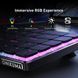 Беспроводная механическая клавиатура Onikuma G-19 с RGB подсветкой и Bluetooth для ПК и ноутбука Черный 4374877 фото 5