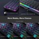 Беспроводная механическая клавиатура Onikuma G-19 с RGB подсветкой и Bluetooth для ПК и ноутбука Черный 4374877 фото 8