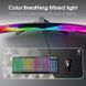 Ігрова дротова клавіатура ONIKUMA G-72 з RGB підсвіткою, безшумна, 104 клавіші, геймерська мембранна клавіатура для ПК та ігор 5784377 фото 5