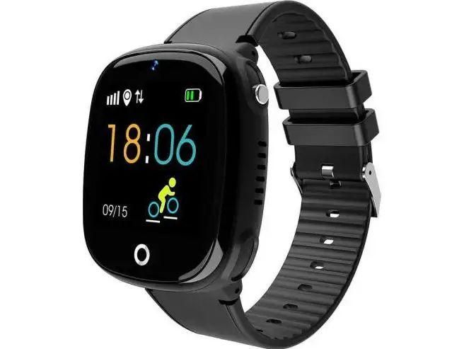 Дитячий смарт годинник Lemfo HW11 Aqua Plus з камерою й GPS відстеженням 4g Подарунковий Чорний HW11-black фото